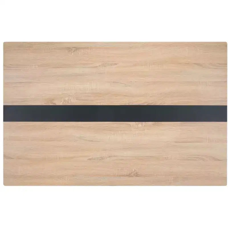 Mesa de comedor Alarick - DTB5802 - Natural/Negro - Safavieh