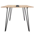 Mesa de comedor Alarick - DTB5802 - Natural/Negro - Safavieh