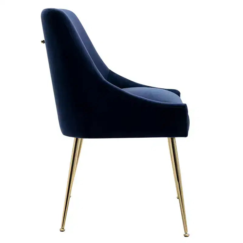 WestinTrends Sillón tapizado de terciopelo de alto rendimiento con patas de metal