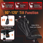 Silla FDW para videojuegos, silla de oficina, silla de escritorio con soporte lumbar, reposabrazos abatibles, reposacabezas