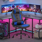 Silla FDW para videojuegos, silla de oficina, silla de escritorio con soporte lumbar, reposabrazos abatibles, reposacabezas